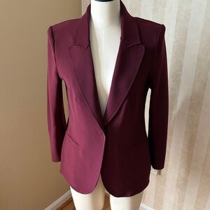 T Tahari Deep Burgundy Women's Blazer